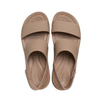 Sandales Femme Crocs Brooklyn Low Wedge - Latte, Champignon