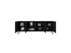 Kasha - Buffet 4 Portes - Pieds Noir