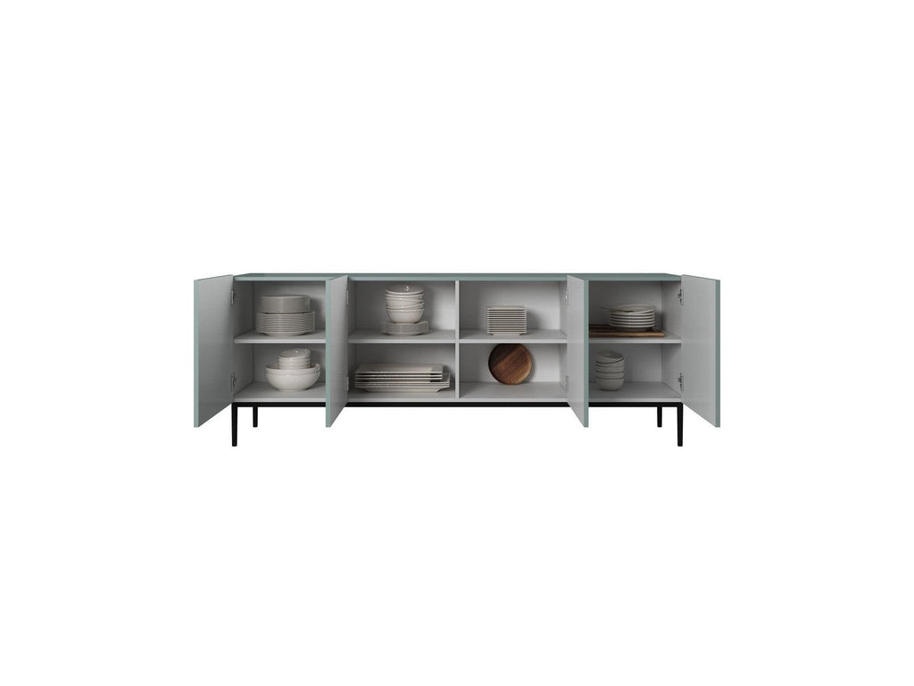 Kasha - Buffet 4 Portes - Pieds Noir