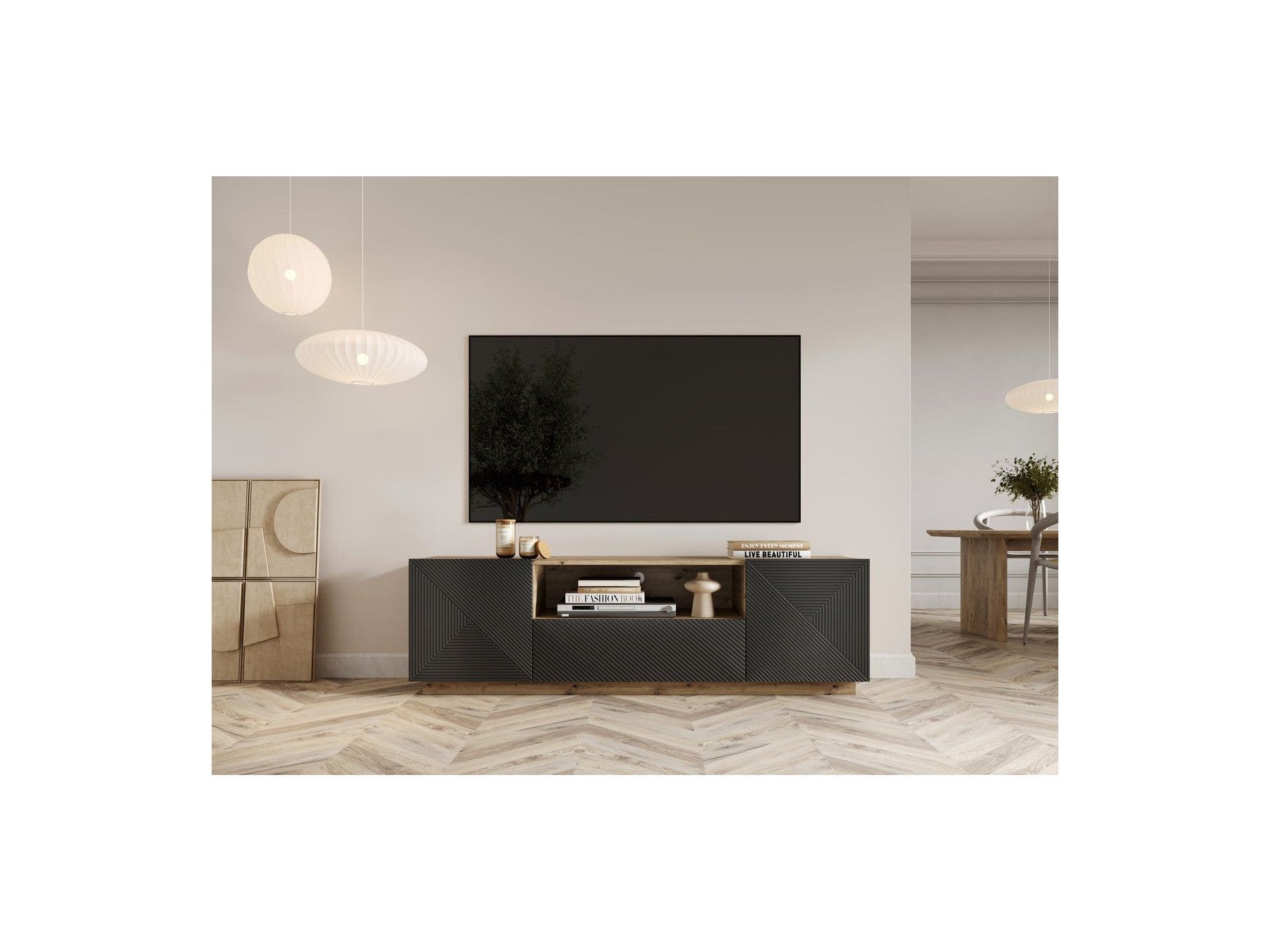 Alice - Meuble Tv Avec Niche - 167 Cm