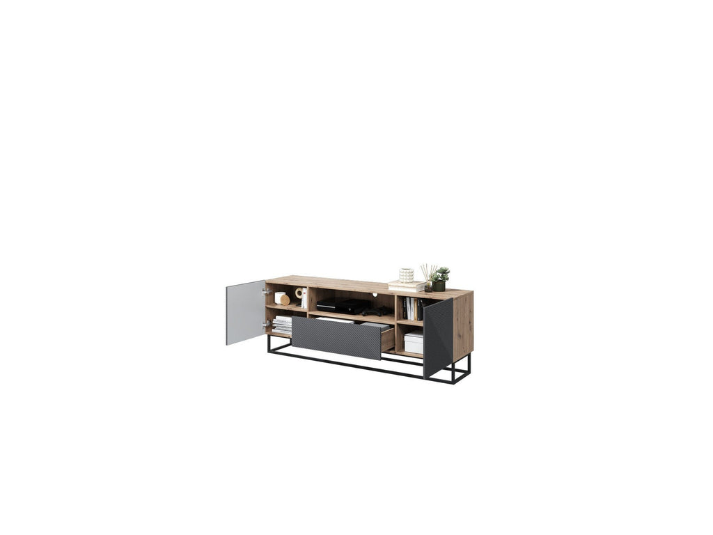 Alice - Meuble Tv - Pieds En Métal - 167 Cm