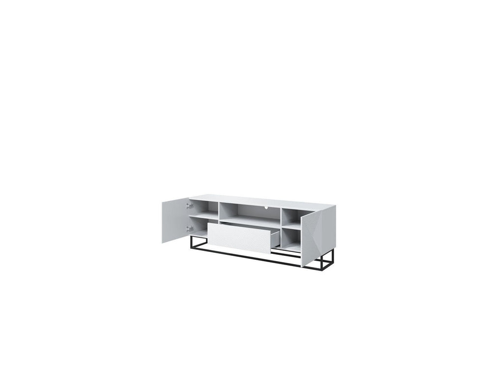 Alice - Meuble Tv - Pieds En Métal - 167 Cm