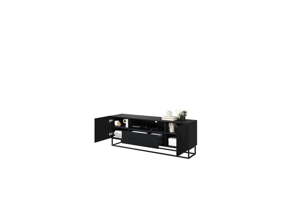 Alice - Meuble Tv - Pieds En Métal - 167 Cm