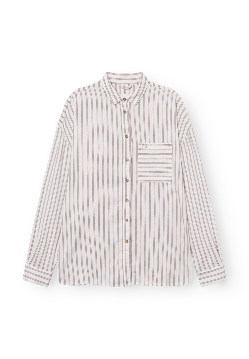 Chemise Rayée Pj - Warm Grey Stripe