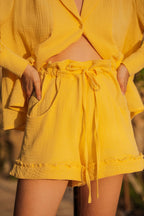 Short Thao Jaune Coton