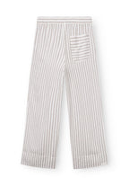 Pantalon Rayé Pj - Warm Grey Stripe