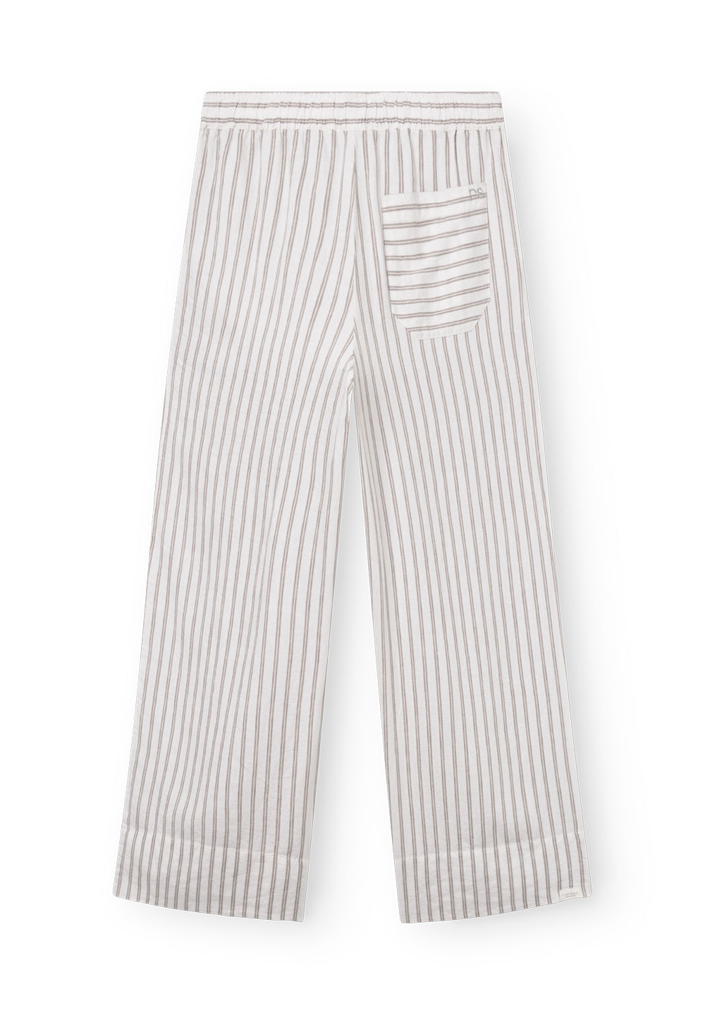 Pantalon Rayé Pj - Warm Grey Stripe