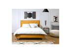 Romane - Lit Avec Lattes Massives - Tissu Velours
