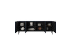 Kasha - Buffet 4 Portes - Pieds Noir