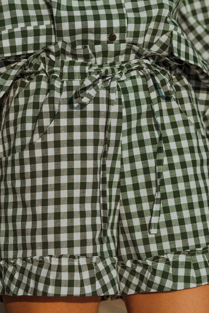 Short Thao Vichy Vert