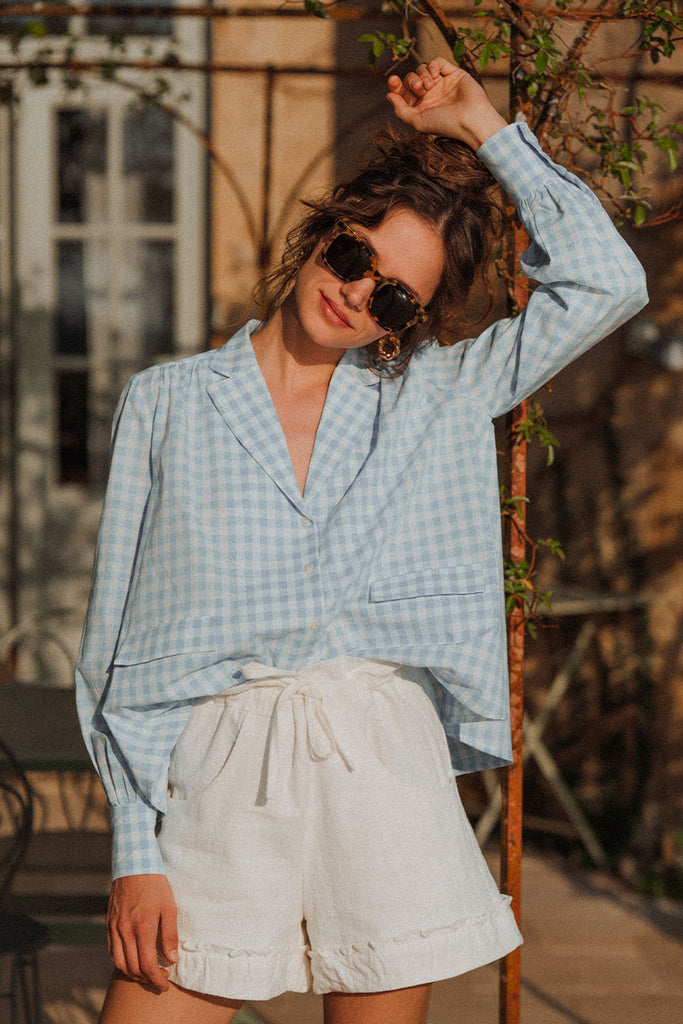 Chemise Atlas Vichy Azur