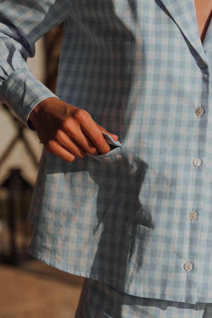 Chemise Atlas Vichy Azur