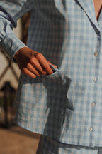 Chemise Atlas Vichy Azur