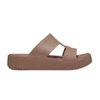 Sandales Femme Crocs Getaway Pkateform H-Strap - Latte