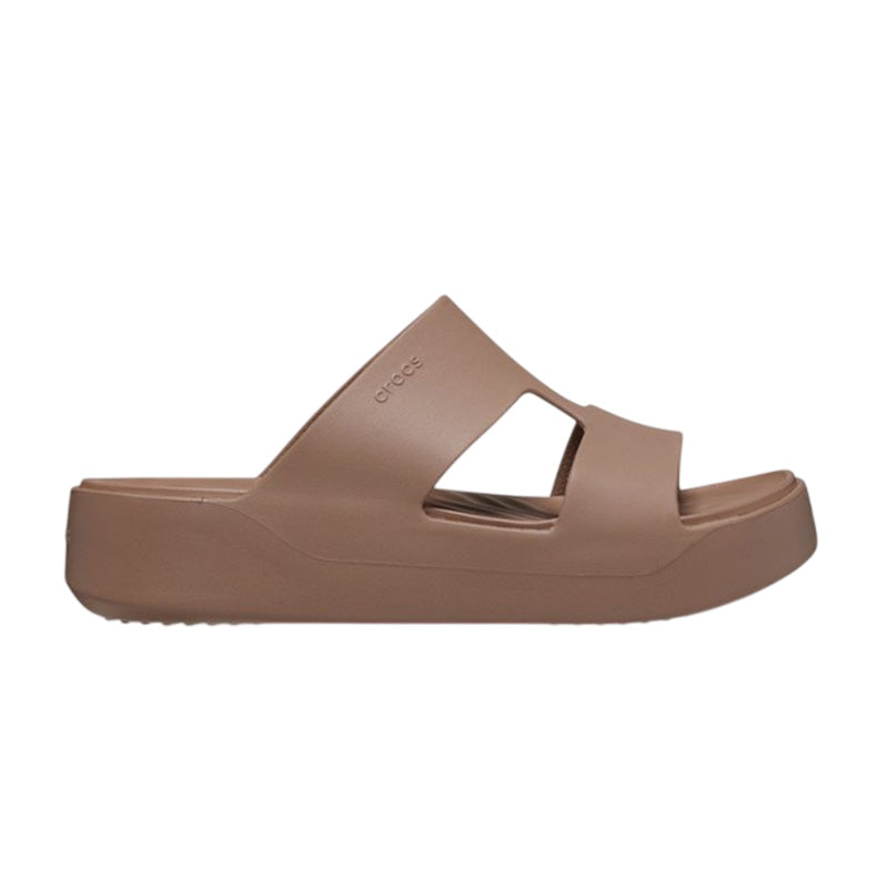 Sandales Femme Crocs Getaway Pkateform H-Strap - Latte