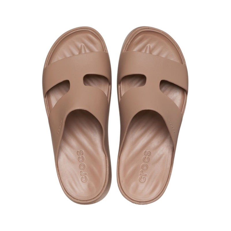 Sandales Femme Crocs Getaway Pkateform H-Strap - Latte