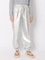Pantalon Casual Metallise - Silver