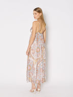 Robe Longue Imprimee Bretelles - Ibiza-Sunshine