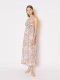 Robe Longue Imprimee Bretelles - Ibiza-Sunshine