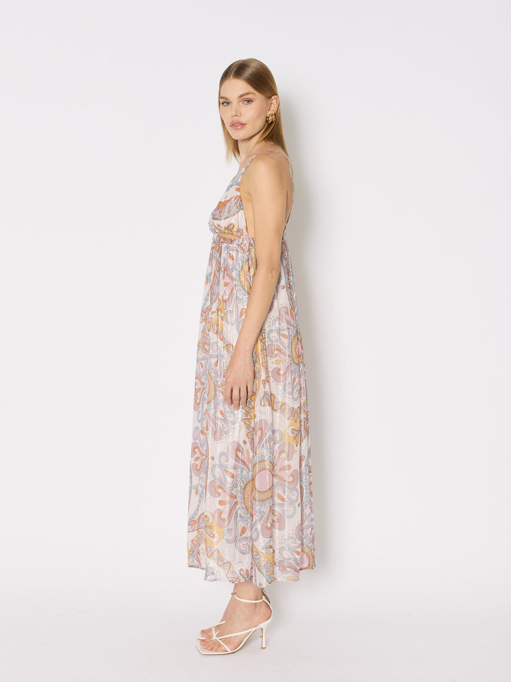 Robe Longue Imprimee Bretelles - Ibiza-Sunshine