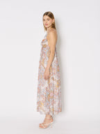 Robe Longue Imprimee Bretelles - Ibiza-Sunshine