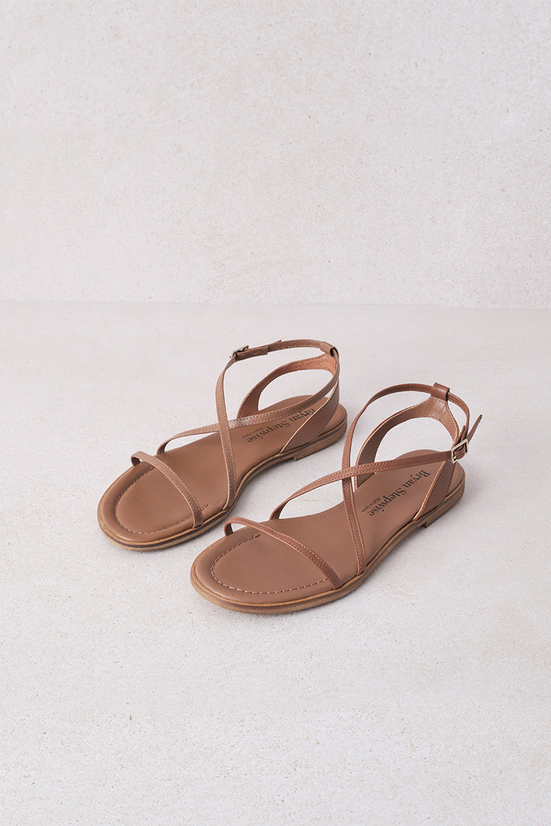 Sandales Plates Laia - Marron