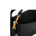 Valentino Garavani Alltime Leather Shoulder Bag - Black - Femme
