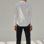Maison Standards - Chemise En Popeline - Blanc - Homme
