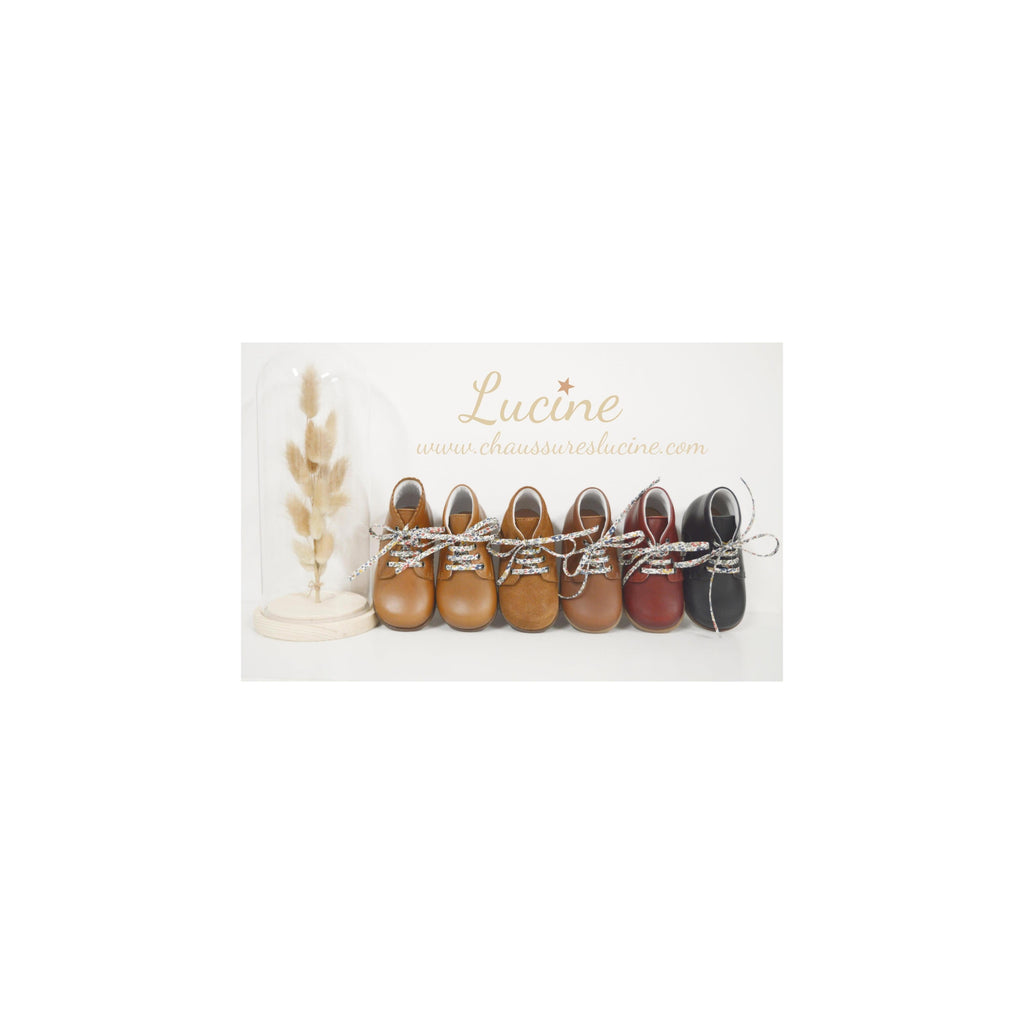Chaussures Bottillons Souples Clarence Épurés - Cuir Bordeaux - Mixte