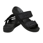 Sandales Femme Crocs Brooklyn Buckle Lowwdg - Black