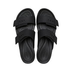 Sandales Femme Crocs Brooklyn Buckle Lowwdg - Black