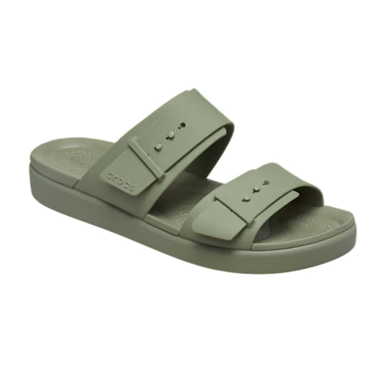 Sandales Femme Crocs Brooklyn Buckle Lowwdg - Cargo