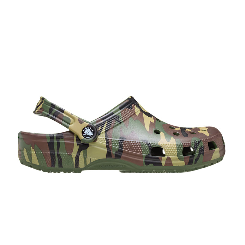 Sabots Homme Crocs Classic Camouflage Clog - Army Green, Multi