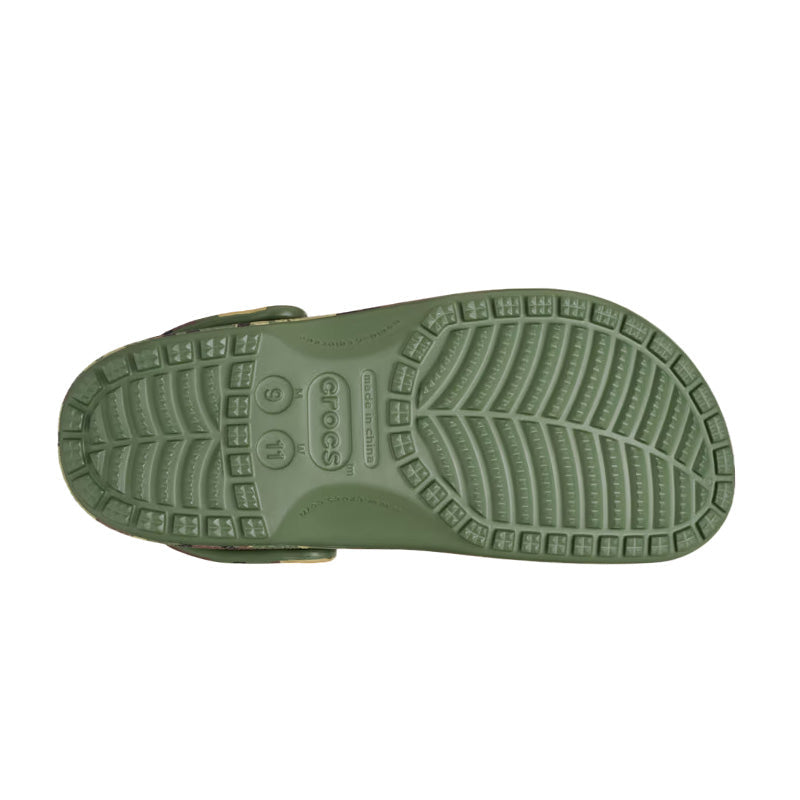 Sabots Homme Crocs Classic Camouflage Clog - Army Green, Multi