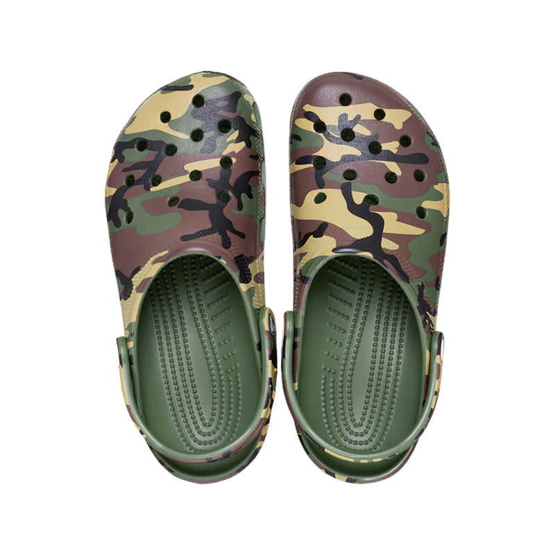 Sabots Homme Crocs Classic Camouflage Clog - Army Green, Multi