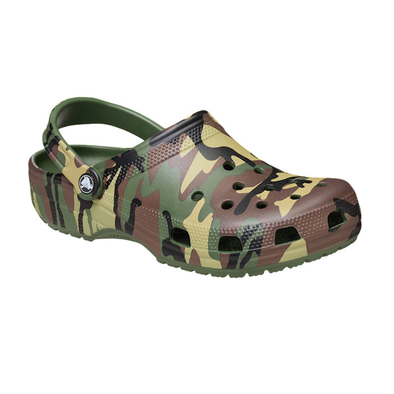 Sabots Homme Crocs Classic Camouflage Clog - Army Green, Multi