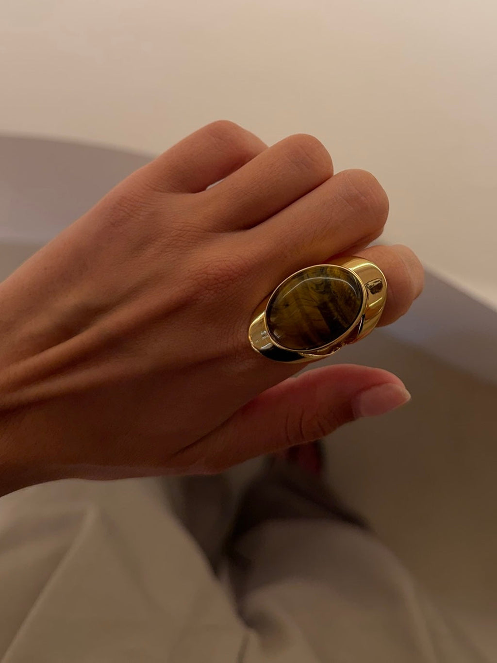 Bague Ojo De Tigre