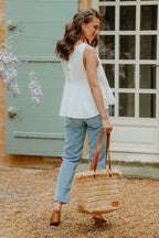 Débardeur Arielle Blanc Coton