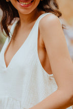 Débardeur Arielle Blanc Coton