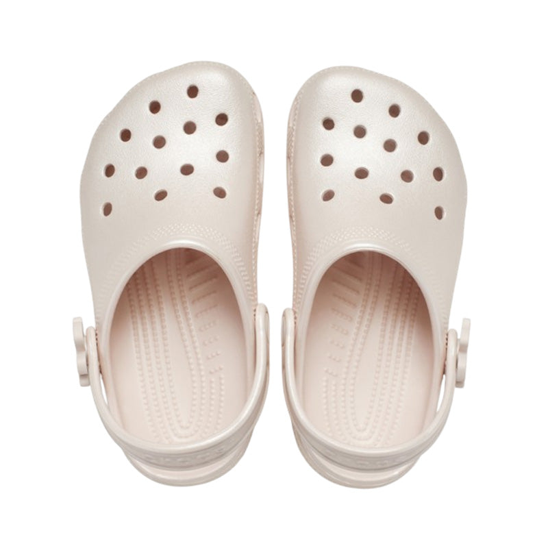 Sabots Crocs Clasiic Pearl Shine Clog Junior - Rose Quartz