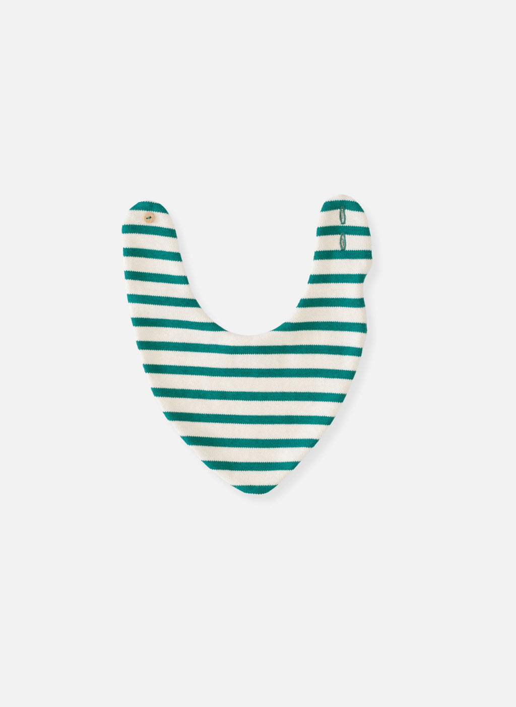 Bavoir Bavana - Vert/Écru