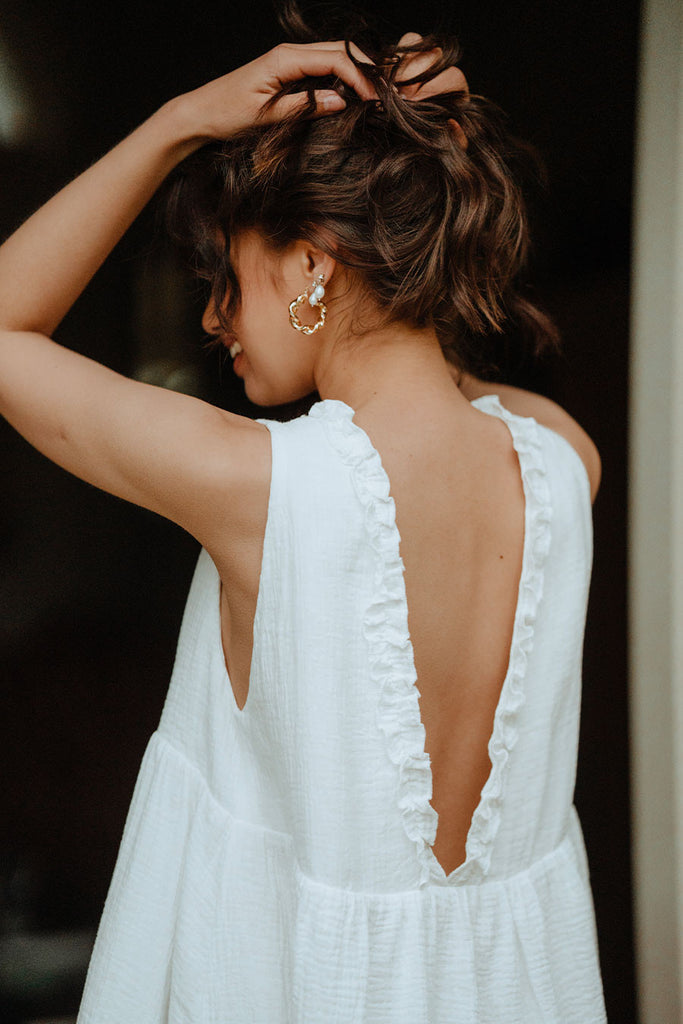 Robe Fanny Blanc Coton