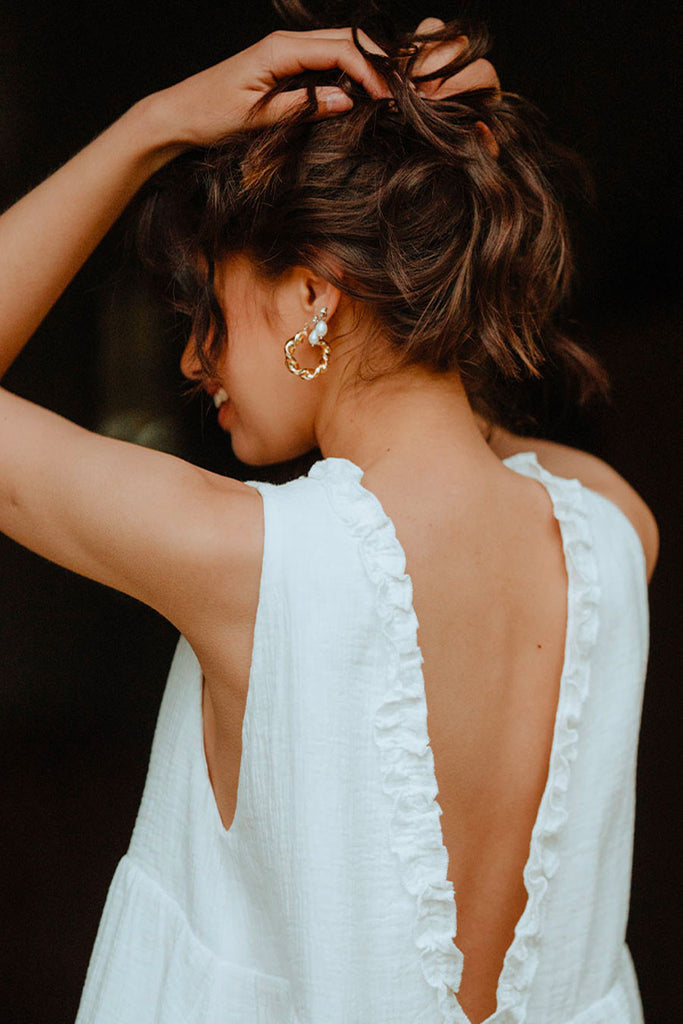 Robe Fanny Blanc Coton