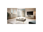 Kasha - Meuble Vitrine 2 Portes - Pieds Or