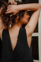Robe Jill Noir Coton