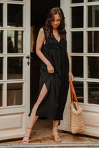 Robe Jill Noir Coton
