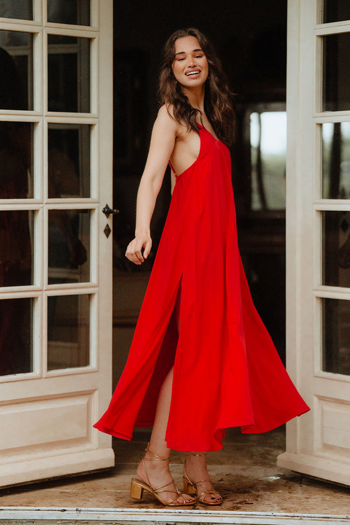 Robe Katy Rouge