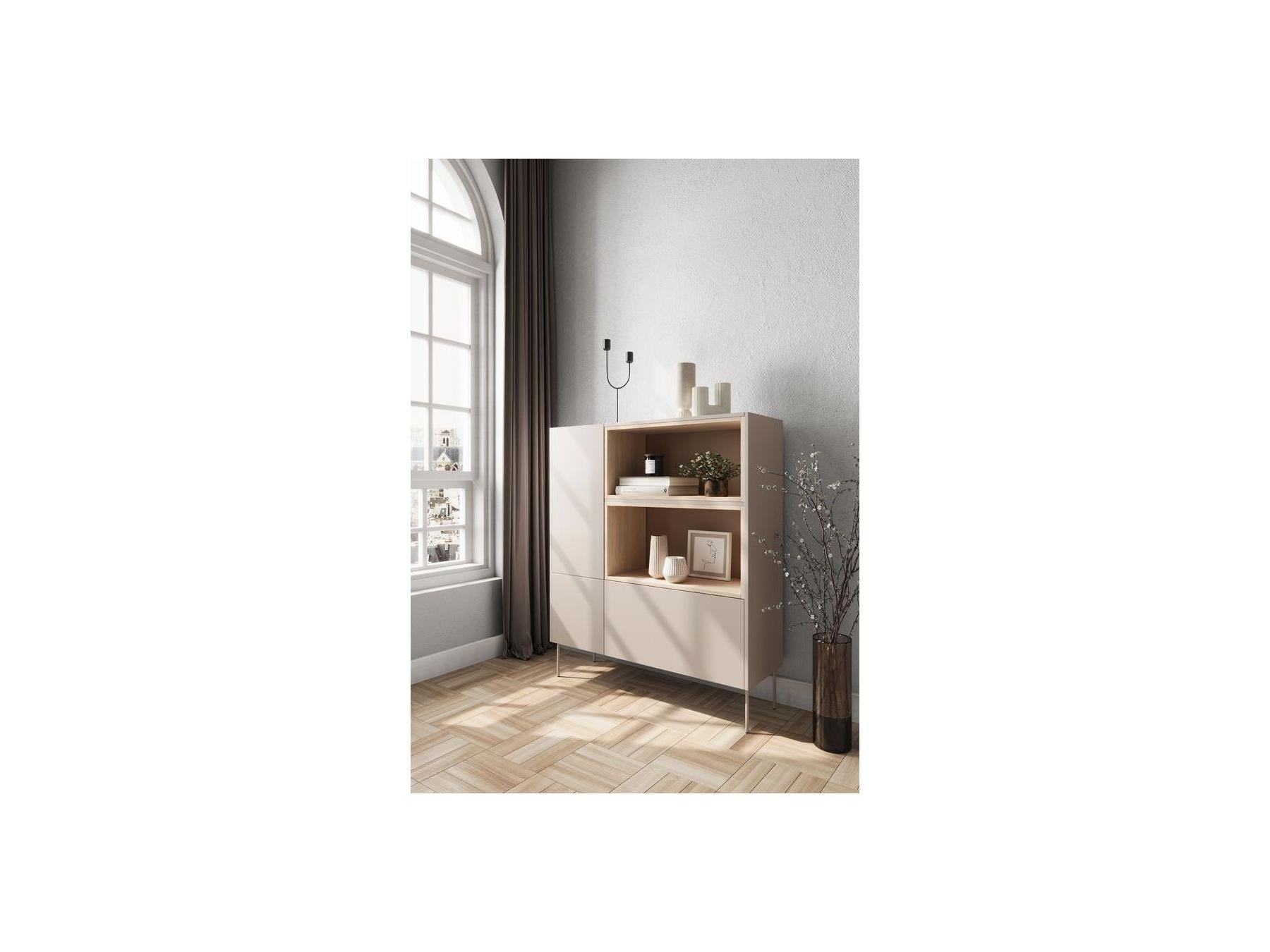 Atlas - Buffet Haut 2 Portes Avec Niches