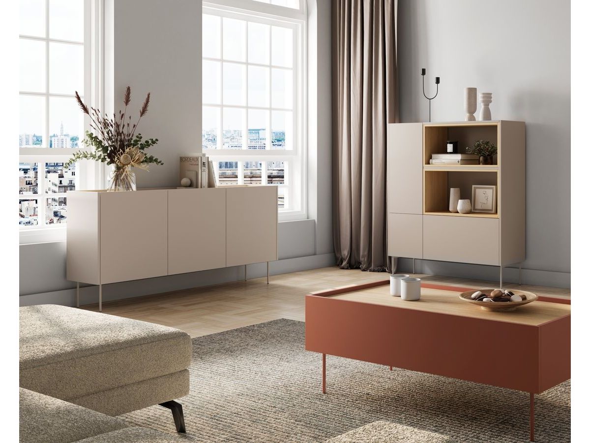 Atlas - Table Basse Avec 2 Tiroirs