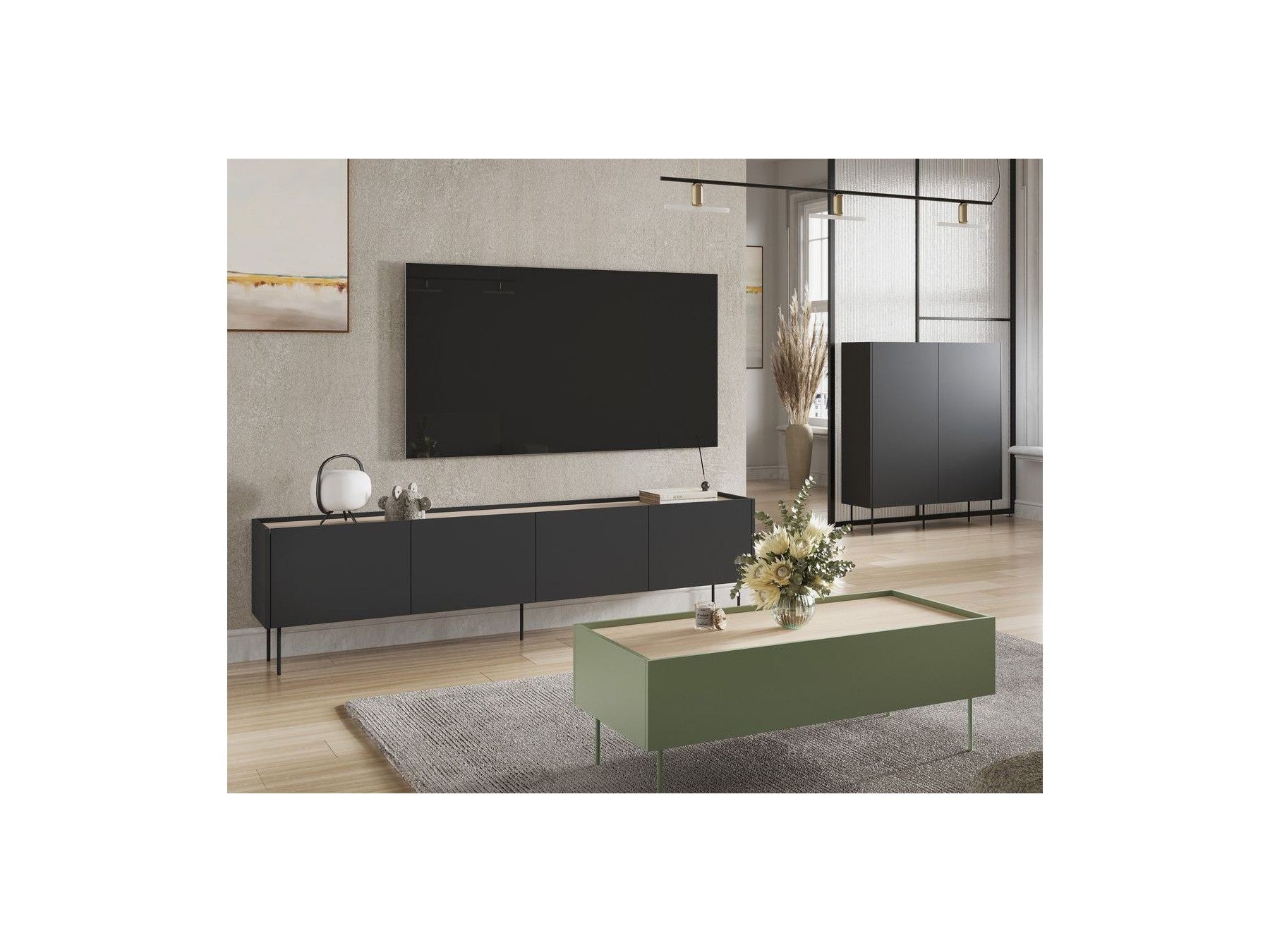 Atlas - Table Basse Avec 2 Tiroirs